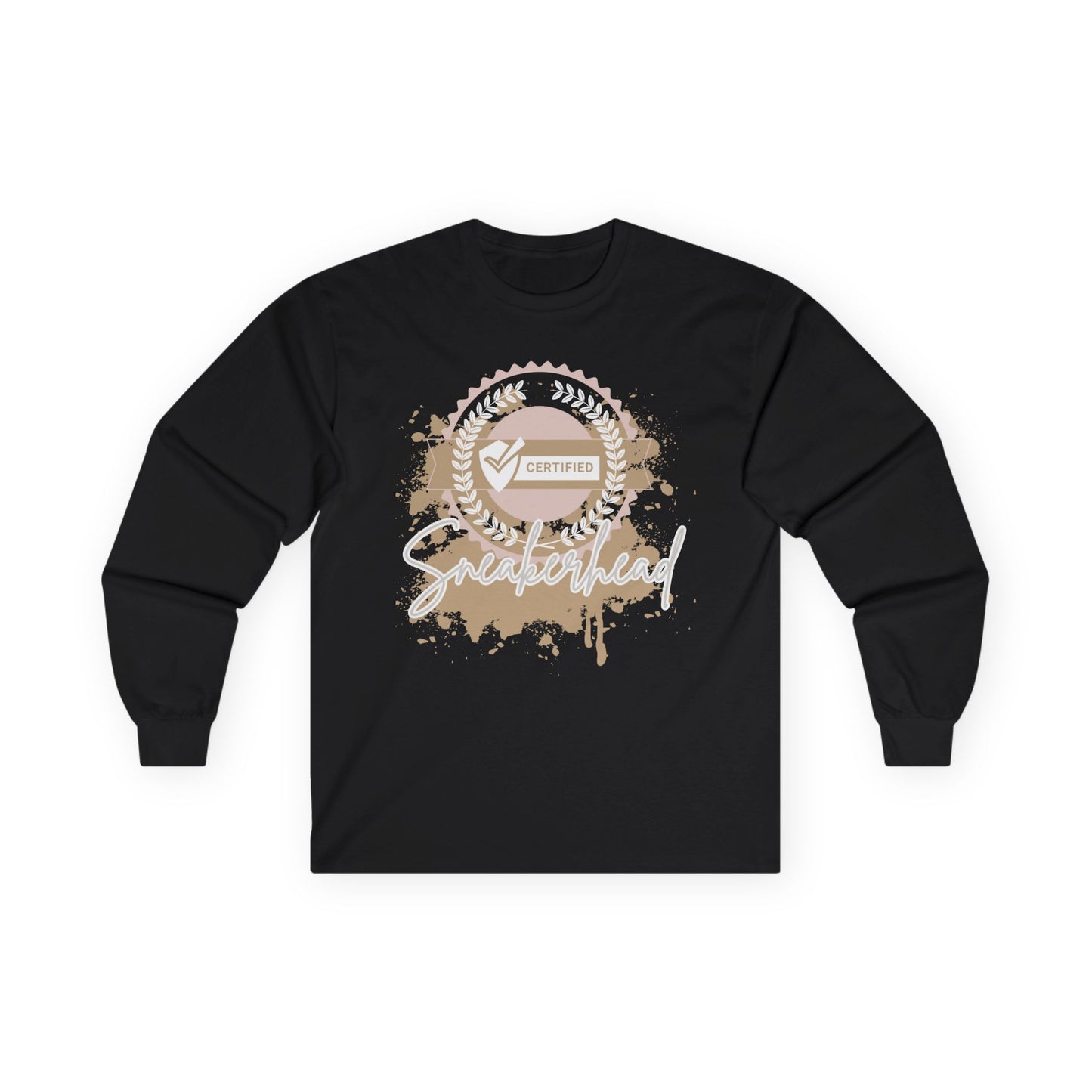 Certified Sneakerhead Long Sleeve Tee - Streetwear Fashion, Unisex Cotton Shirt for Sneakerheads, Nike AF1 Linen Inspired, Sneaker Events