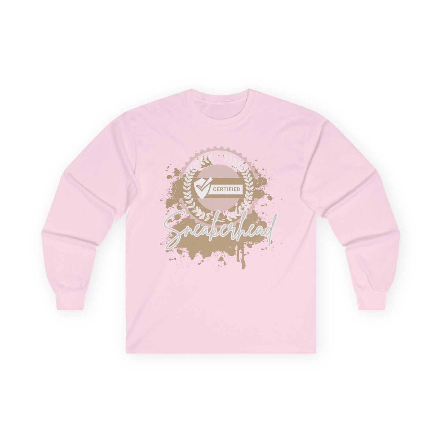 Certified Sneakerhead Long Sleeve Tee - Streetwear Fashion, Unisex Cotton Shirt for Sneakerheads, Nike AF1 Linen Inspired, Sneaker Events