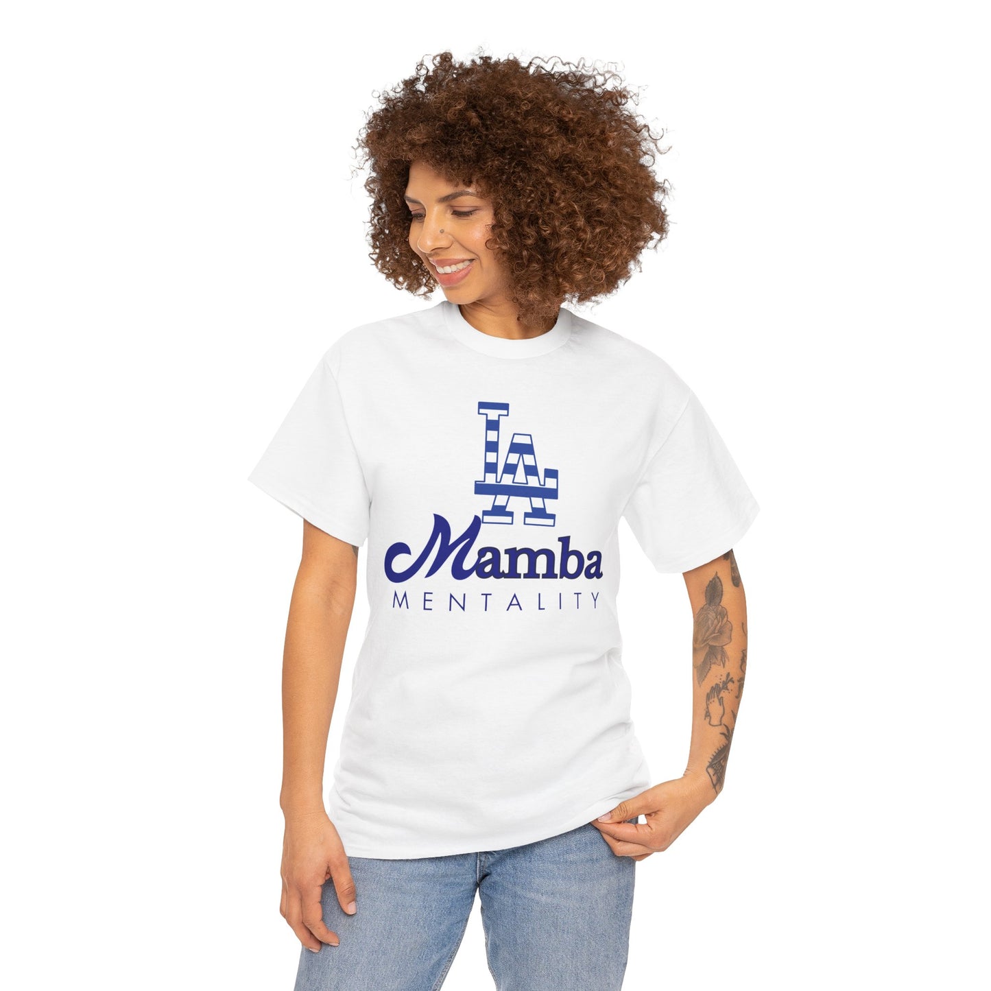 “Kobe 6 matching tee blue and white graphic design – FreshDropCo”