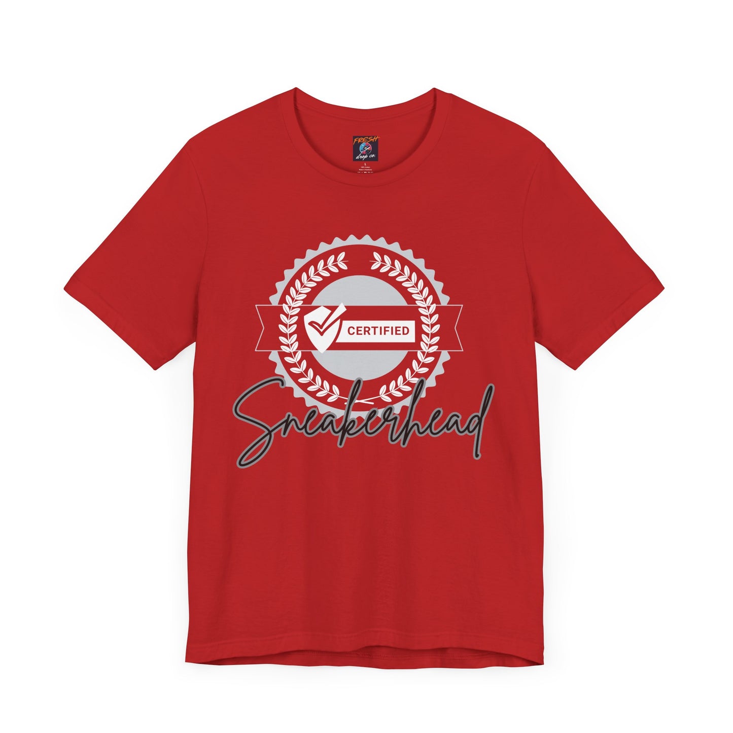 Sneakerhead Laurel Wreath T-Shirt - Unisex Jersey Short Sleeve Tee for Sneaker Lovers, Jordan 5 Black Metallic, Jordan 3 Black Cats, Jordan