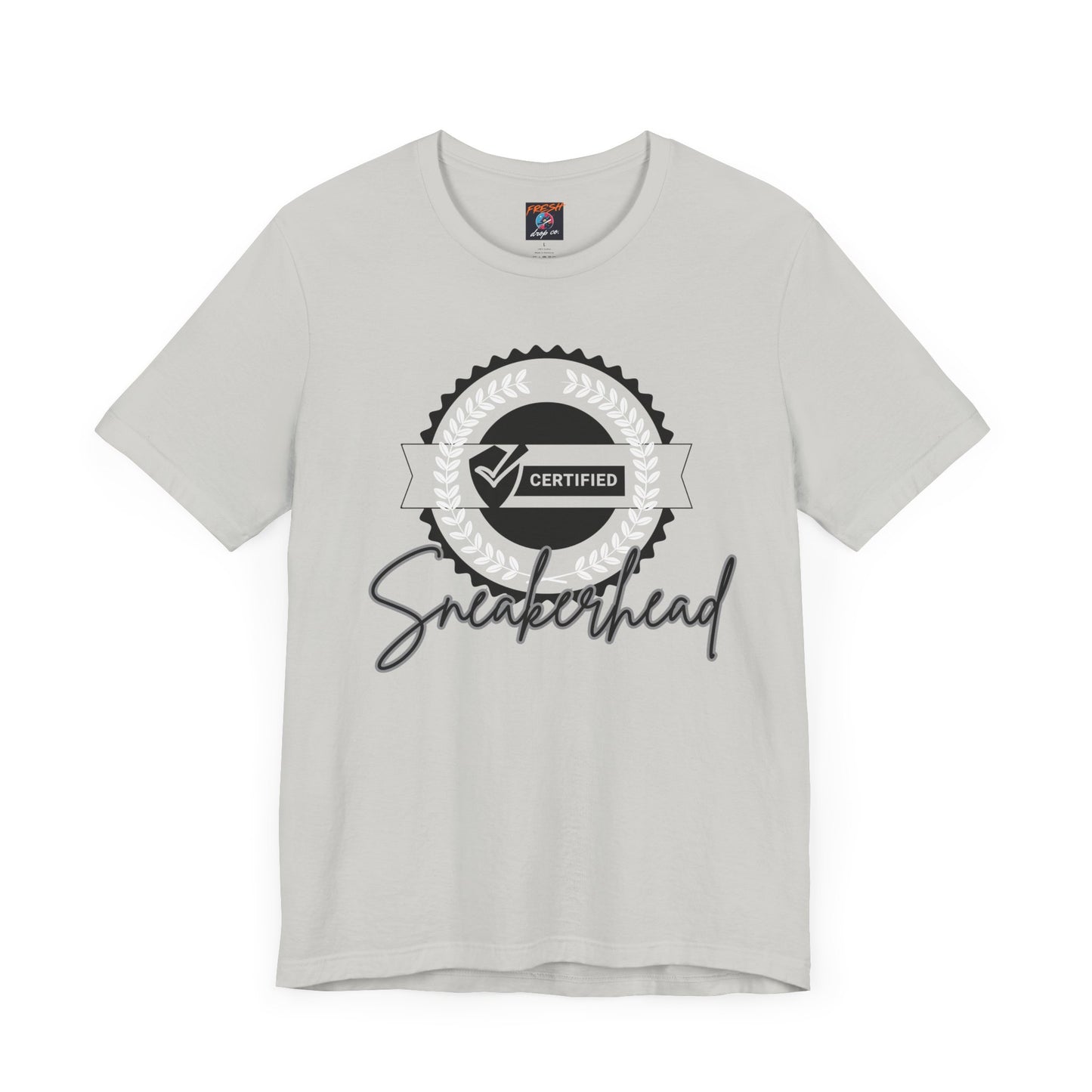 Sneakerhead Laurel Wreath T-Shirt - Unisex Jersey Short Sleeve Tee for Sneaker Lovers, Jordan 5 Black Metallic, Jordan 3 Black Cats, Jordan