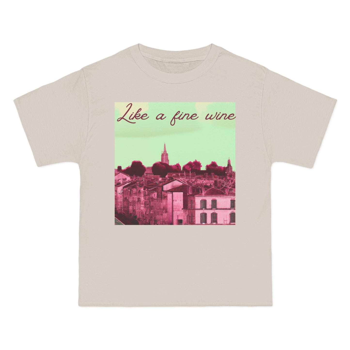 Like a Fine Wine Beefy-T® Short-Sleeve T-Shirt, Vintage Aesthetic Tee, Sneakerhead Gift, Nike SB Dunk Colorway Shirt, Burgundy and Forest