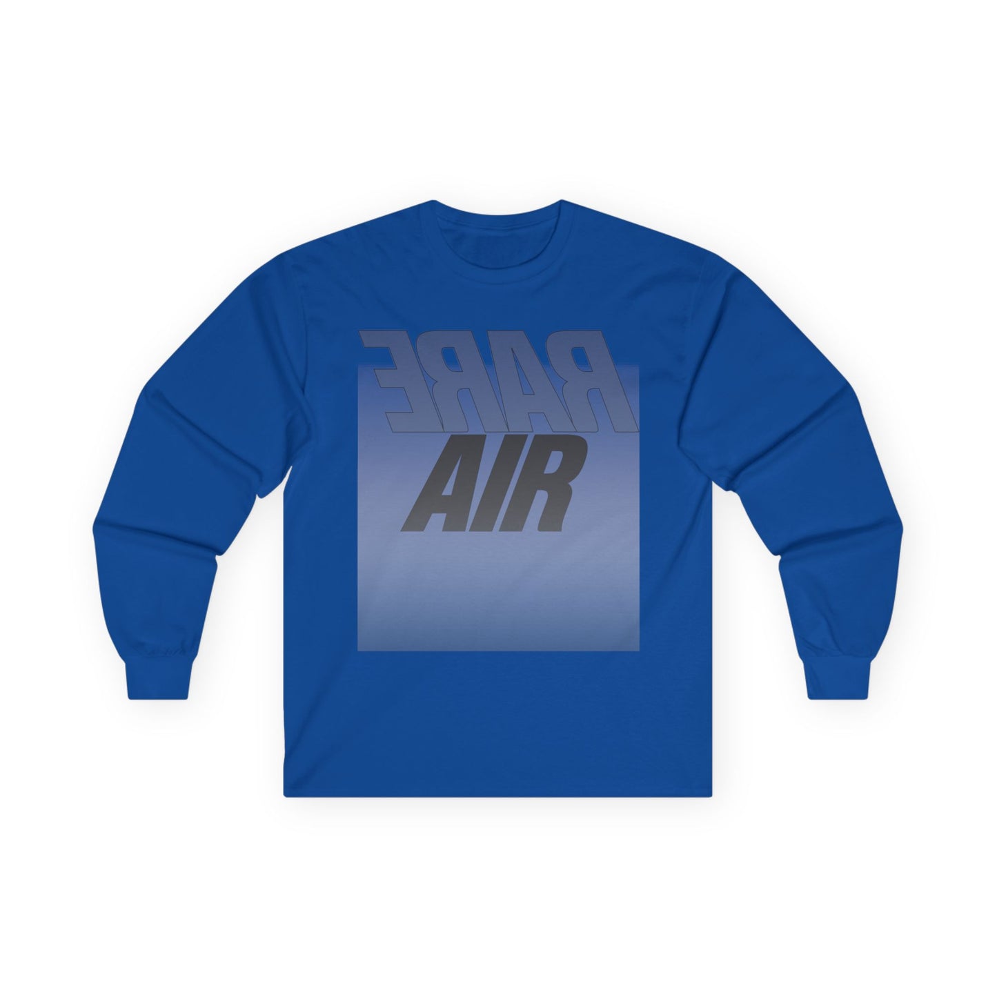 Rare Air Long Sleeve Tee for Sneakerheads - Jordan 1 High Rare Air Inspired Shirt Mens Colorway Matching Deep Royal