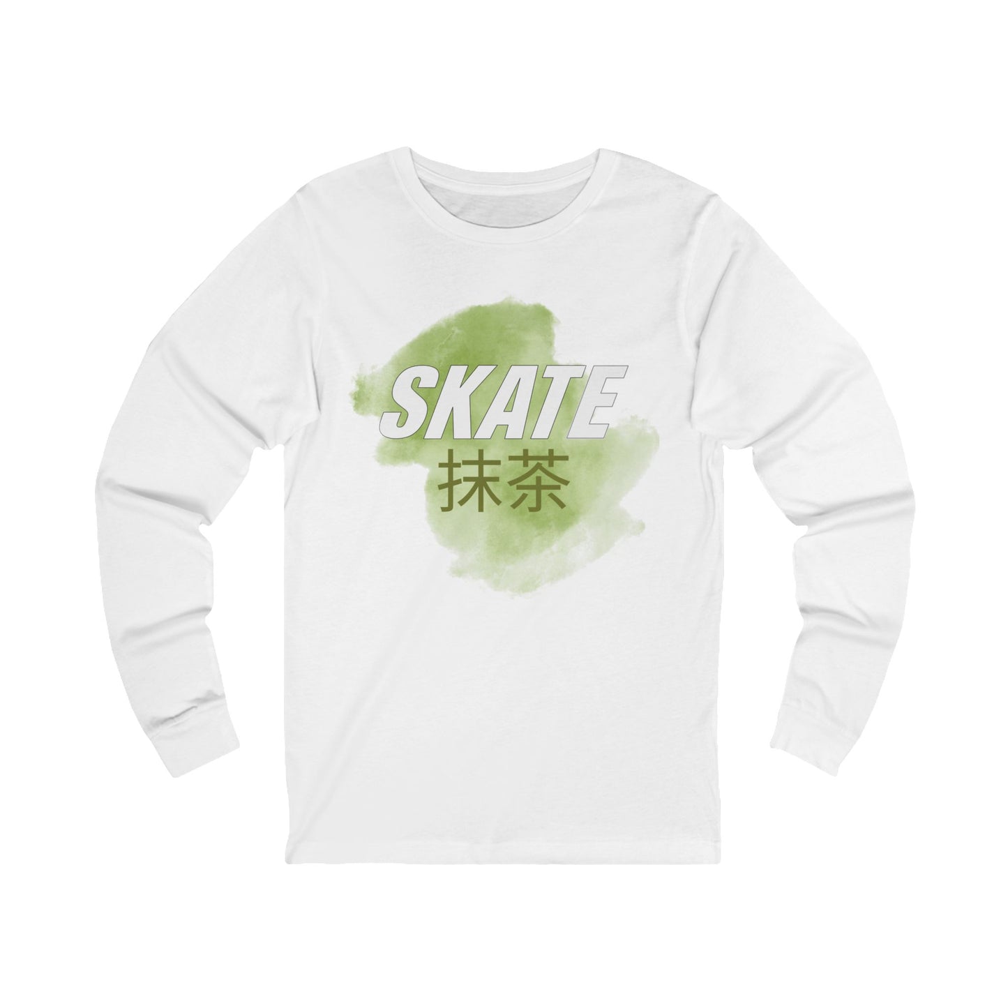 Matcha Flow Long Sleeve Tee, Streetwear Skateboard Shirt, Nike SB Dunk, Matcha Colorway Graphic Tee, Sneaker Lover Gift, Skate Enthusiasts