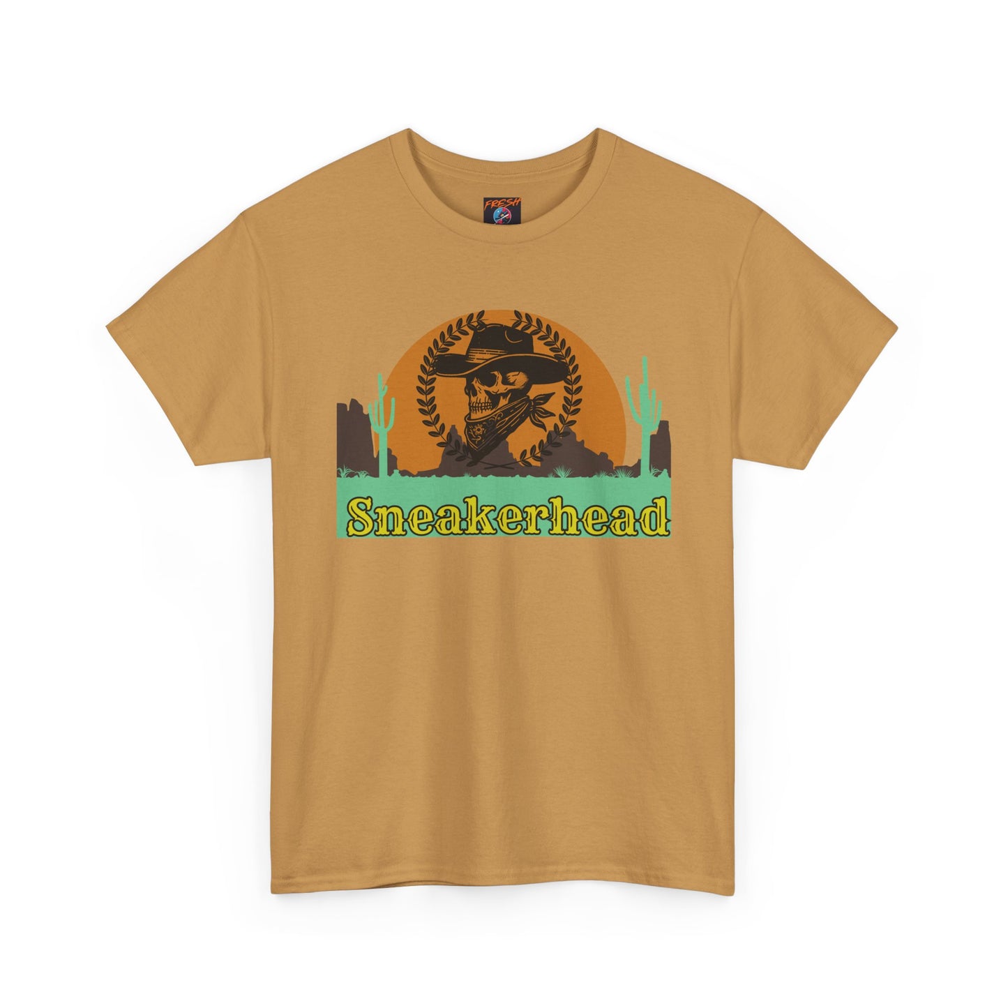 Desert Outlaw Sneakerhead Tee - Unisex Heavy Cotton T-Shirt, Nike Dunk Low SB BHM Inspired Graphic Tee, Ethically Grown Cotton Tee,