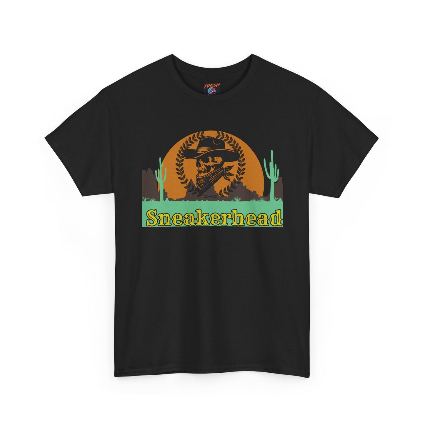 Desert Outlaw Sneakerhead Tee - Unisex Heavy Cotton T-Shirt, Nike Dunk Low SB BHM Inspired Graphic Tee, Ethically Grown Cotton Tee,