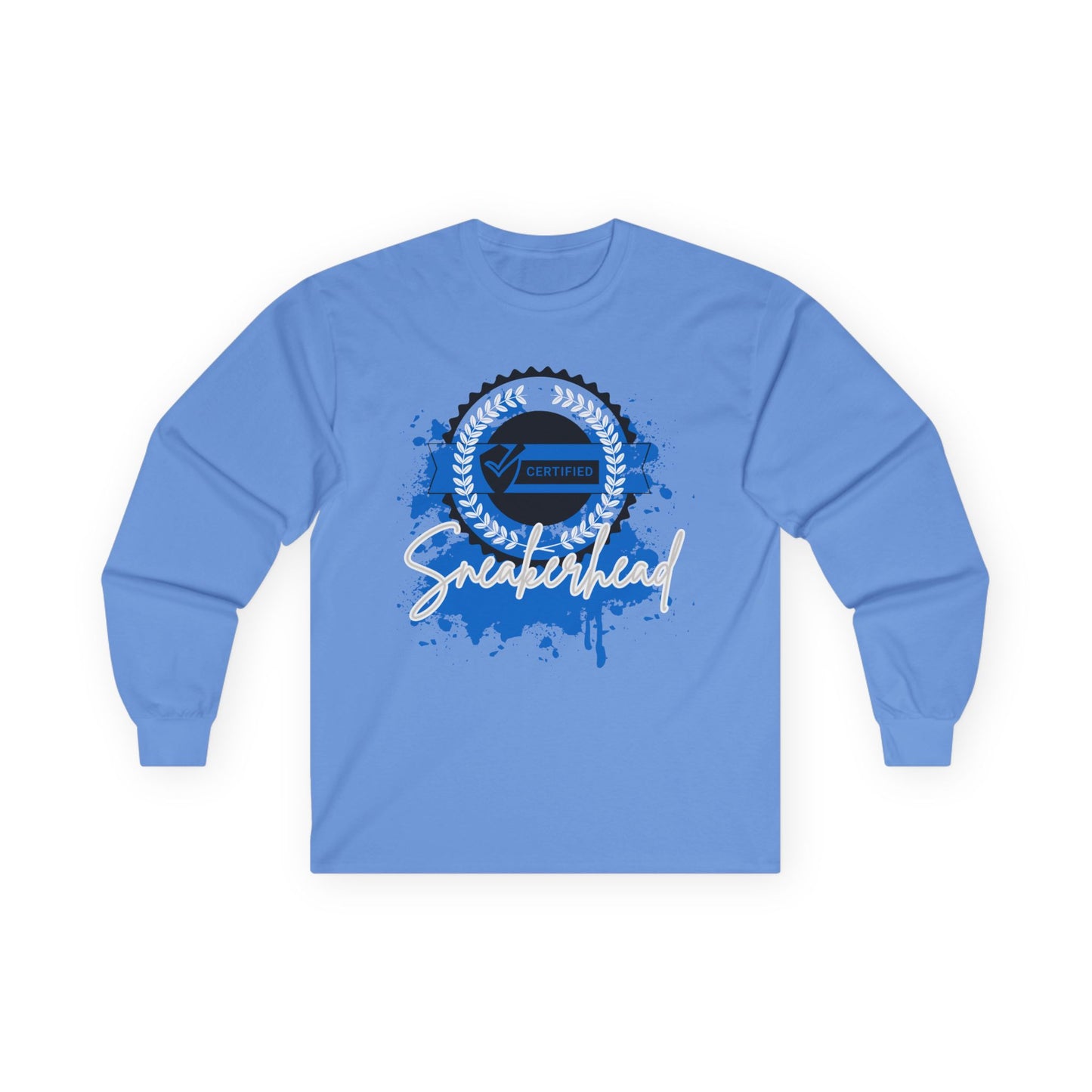 Certified Sneakerhead Long Sleeve Tee - Jordan 3 Lucky Shorts Inspired, Unisex Cotton Tee, Streetwear Fashion, Eco-Friendly Top, Sporty