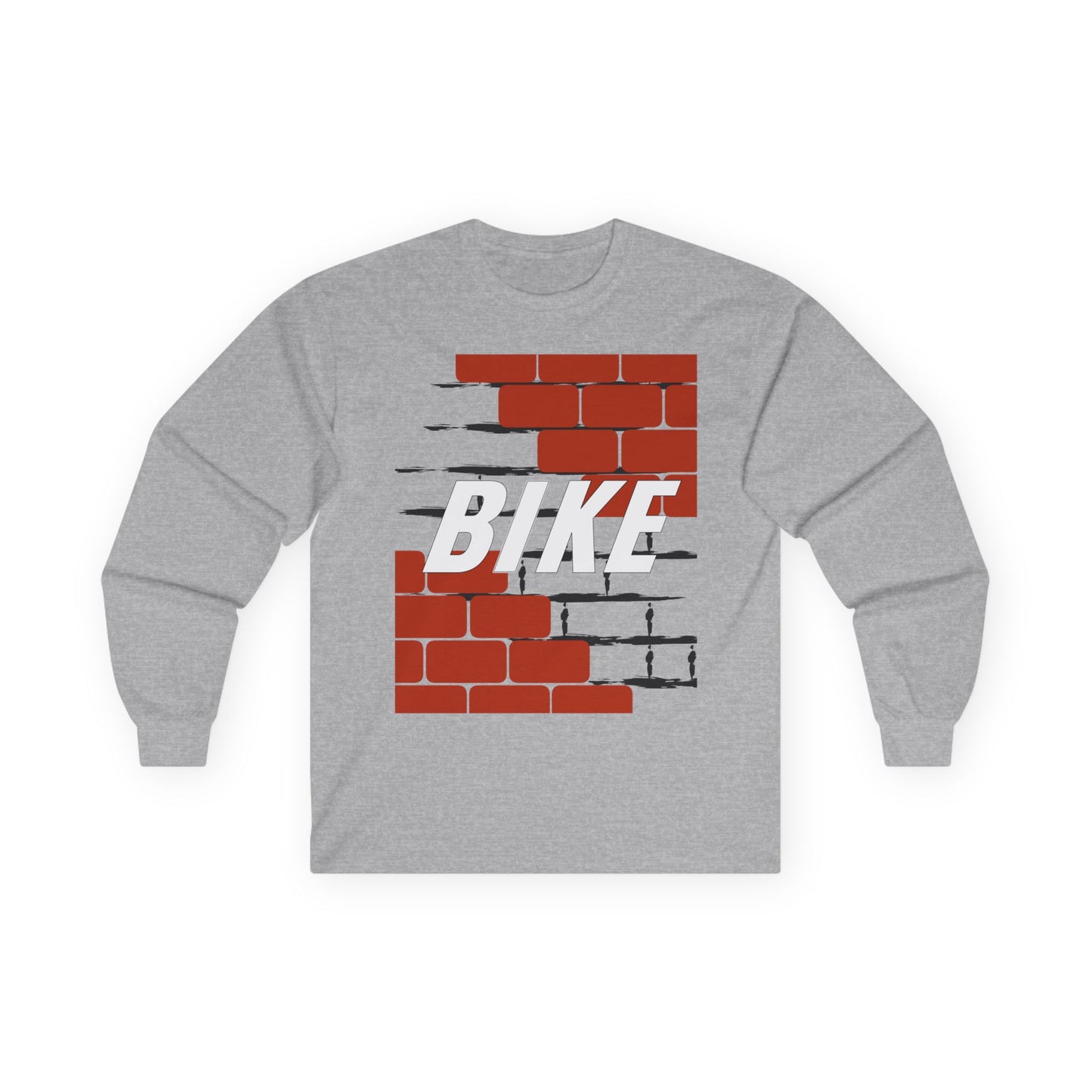 Long Sleeve Tee - Brick by Brick 'BIKE' Inspired by Jordan 4 x Nigel Sylvester