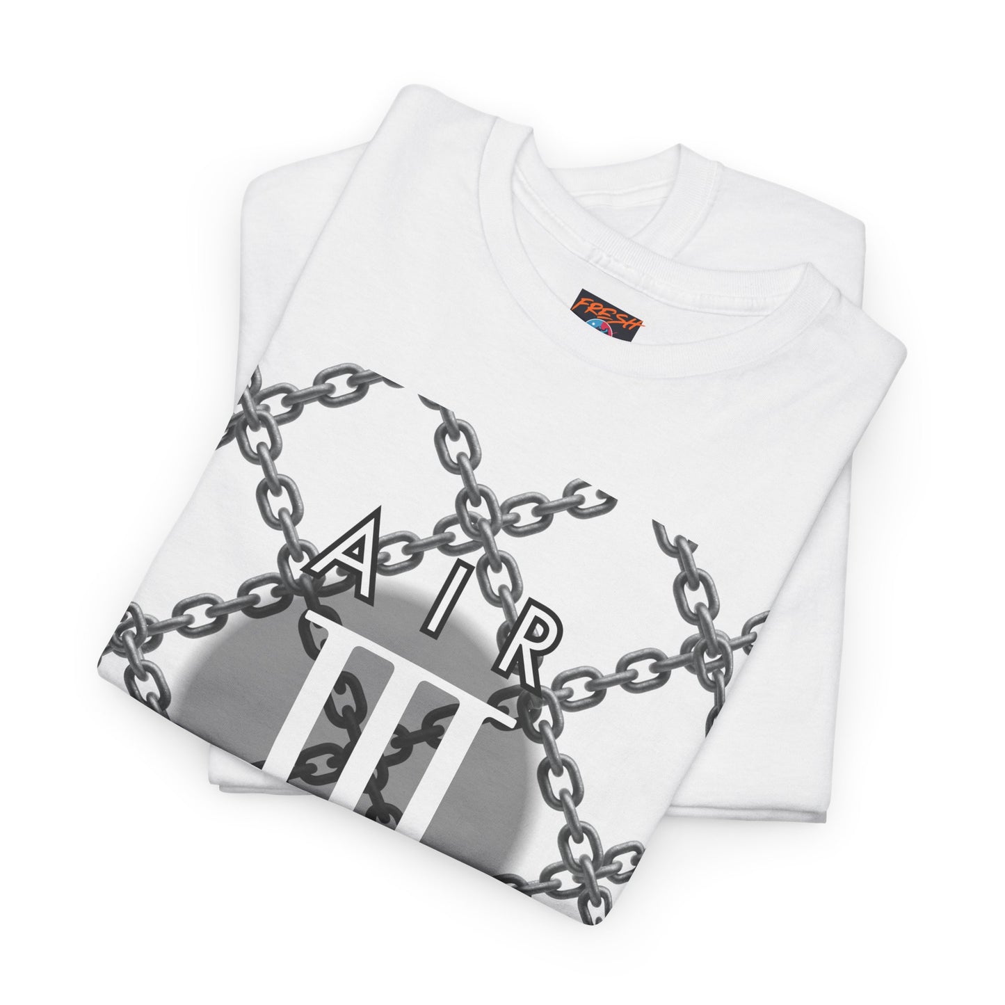 "Black and white sneaker match tee for Air Force 3"