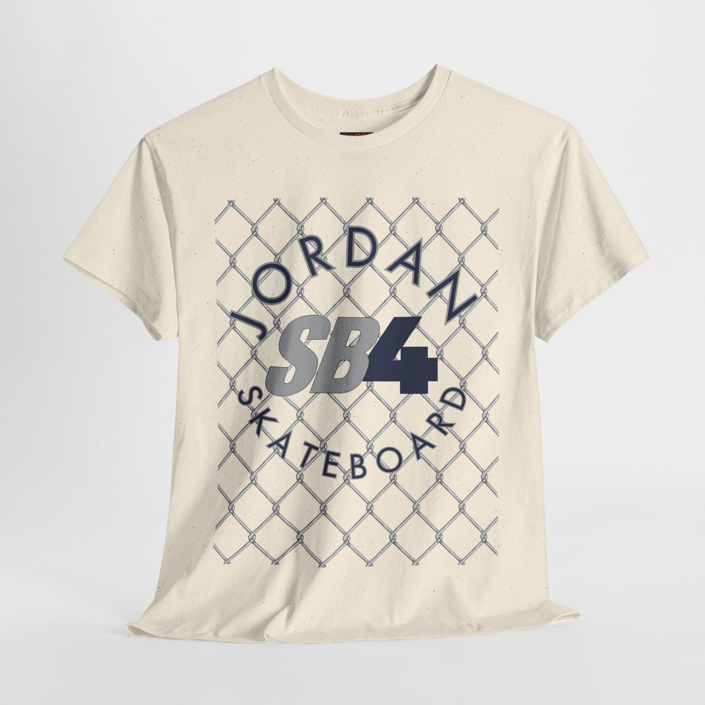 Jordan 4 inspired SB4 Graphic Tee, Urban Skate Culture Unisex Heavy Cotton Shirt, Navy/Grey/Black Streetwear Top, Retro Sneaker Tribute Tee