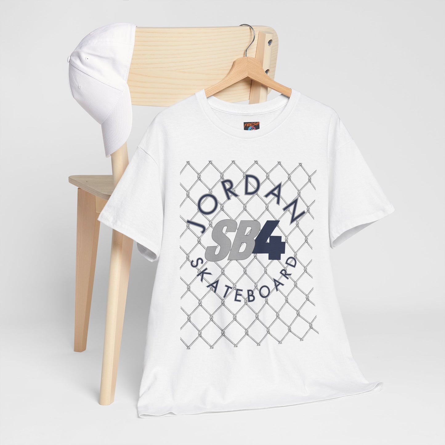 Jordan 4 inspired SB4 Graphic Tee, Urban Skate Culture Unisex Heavy Cotton Shirt, Navy/Grey/Black Streetwear Top, Retro Sneaker Tribute Tee