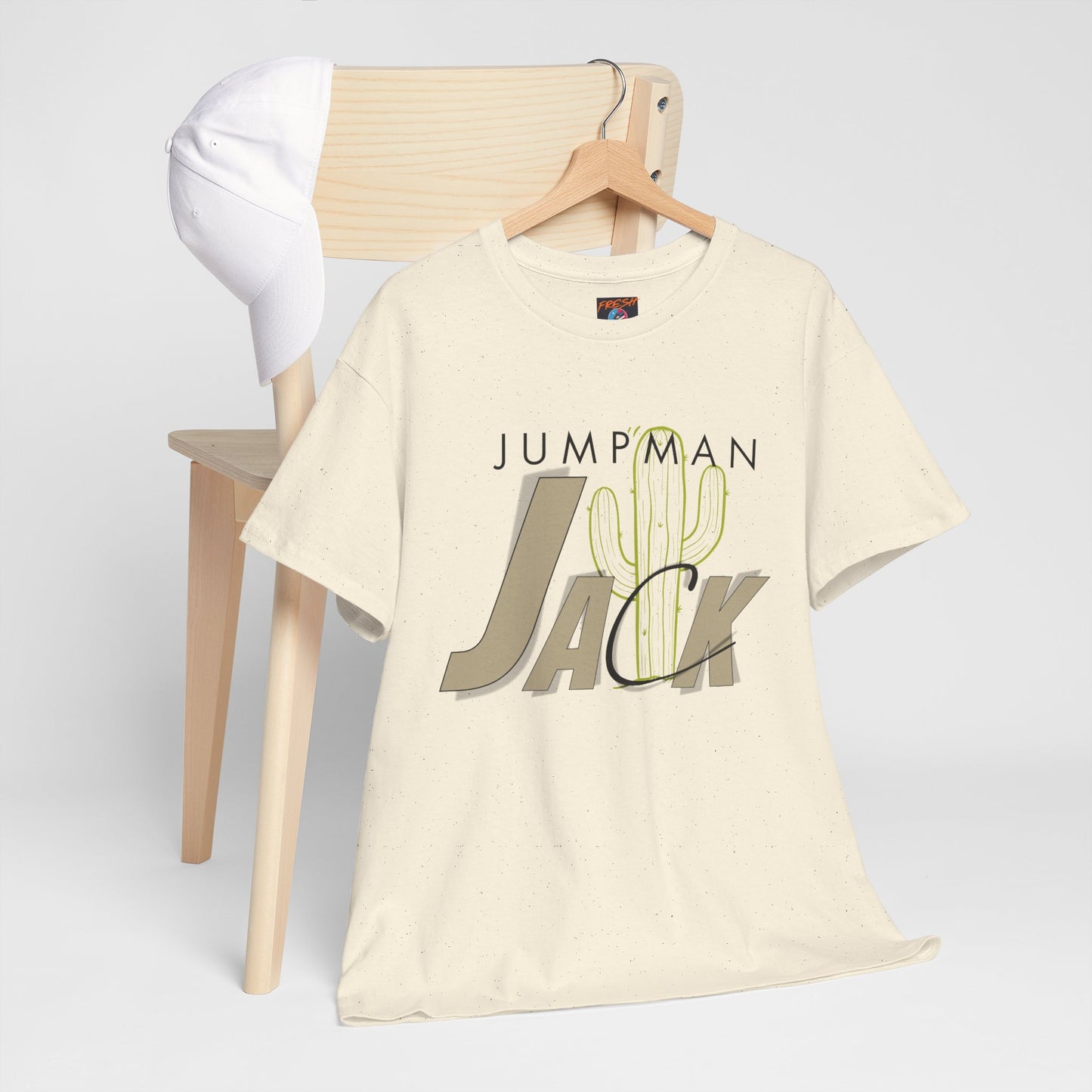 Bright Cactus Jack tee with desert cactus design