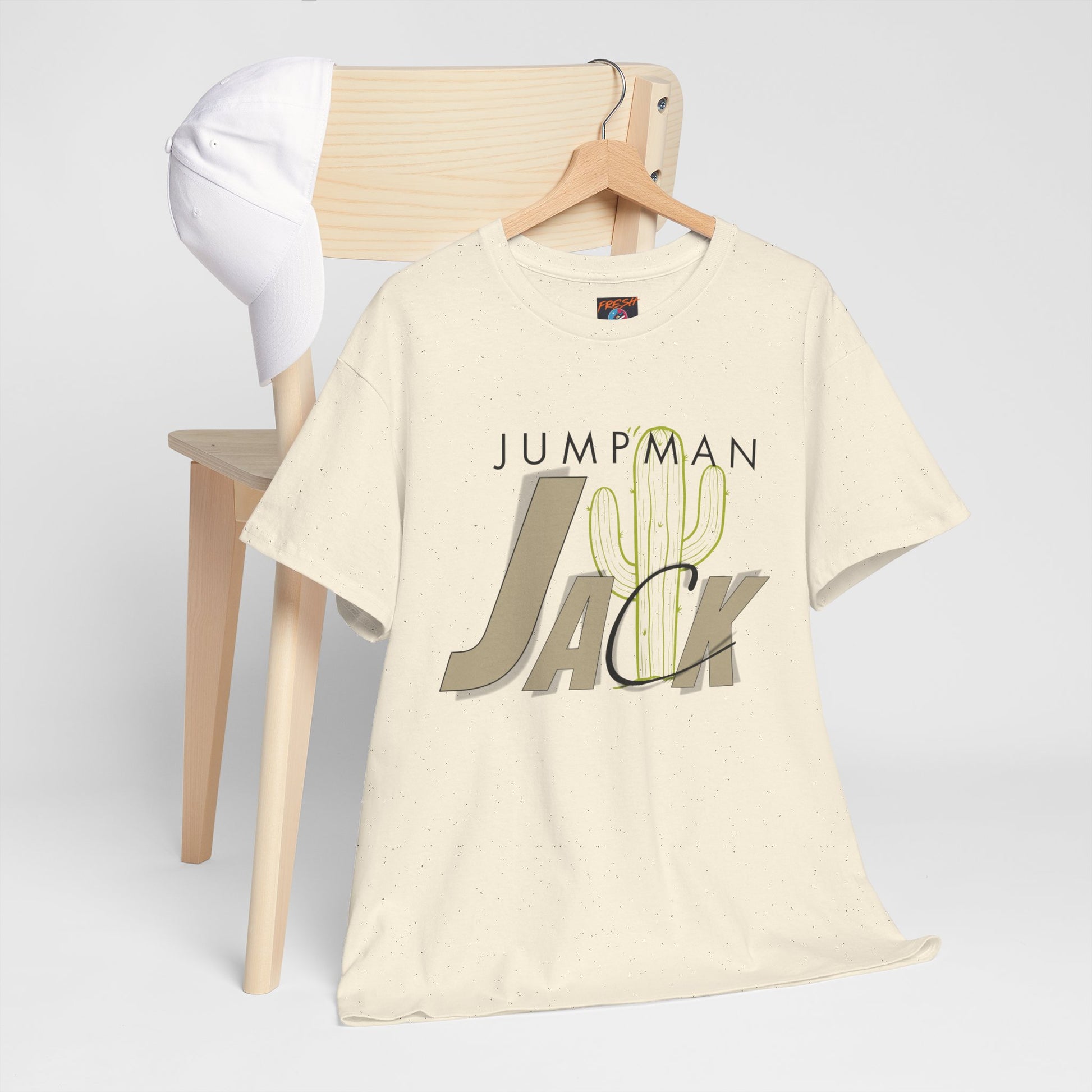 Bright Cactus Jack tee with desert cactus design