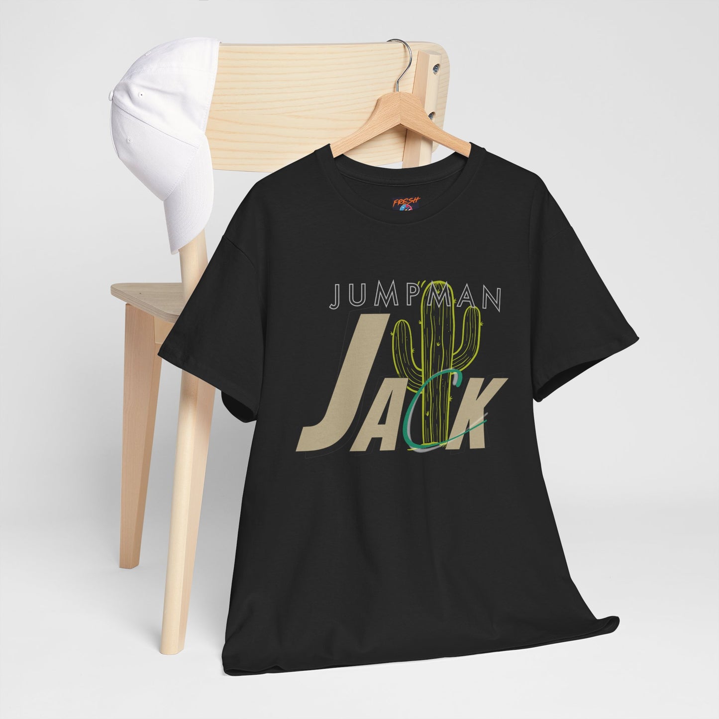 Bright Cactus Jack tee with desert cactus design