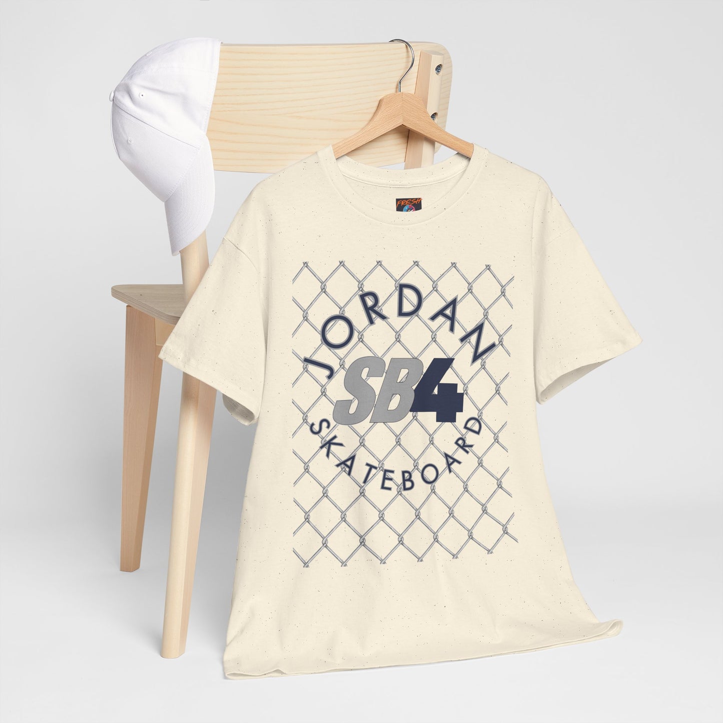 Jordan 4 inspired SB4 Graphic Tee, Urban Skate Culture Unisex Heavy Cotton Shirt, Navy/Grey/Black Streetwear Top, Retro Sneaker Tribute Tee