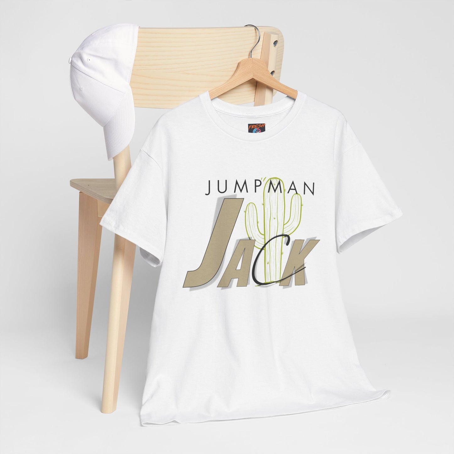 Bright Cactus Jack tee with desert cactus design