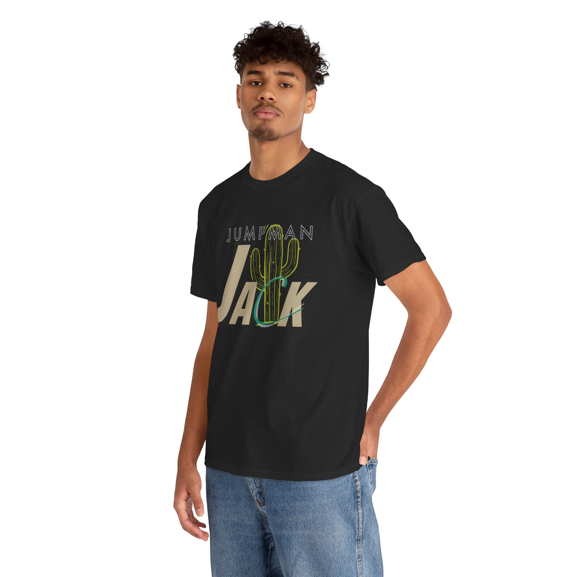 Bright Cactus Jack tee with desert cactus design