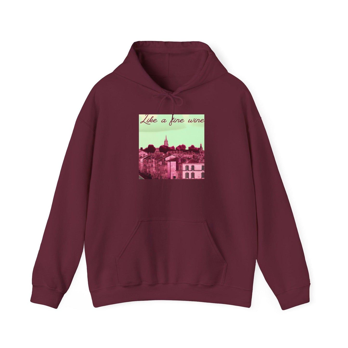 Sneakerhead Hoodie, Streetwear Hooded Sweatshirt, Like a Fine Wine, Cozy Unisex Pullover, Burgundy and Green, Skateboardshop Nike SB Dunk,