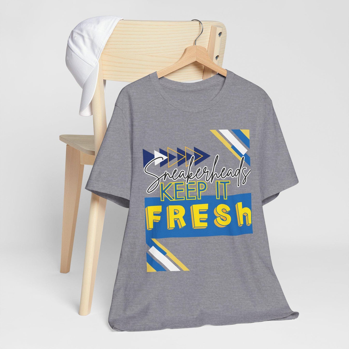 Sneakerheads Keep It Fresh T-Shirt - Unisex Tee for Sneaker Culture Enthusiasts, Travis Scott Canary Jordan 1 Low Inspired Shirt, Streetwear