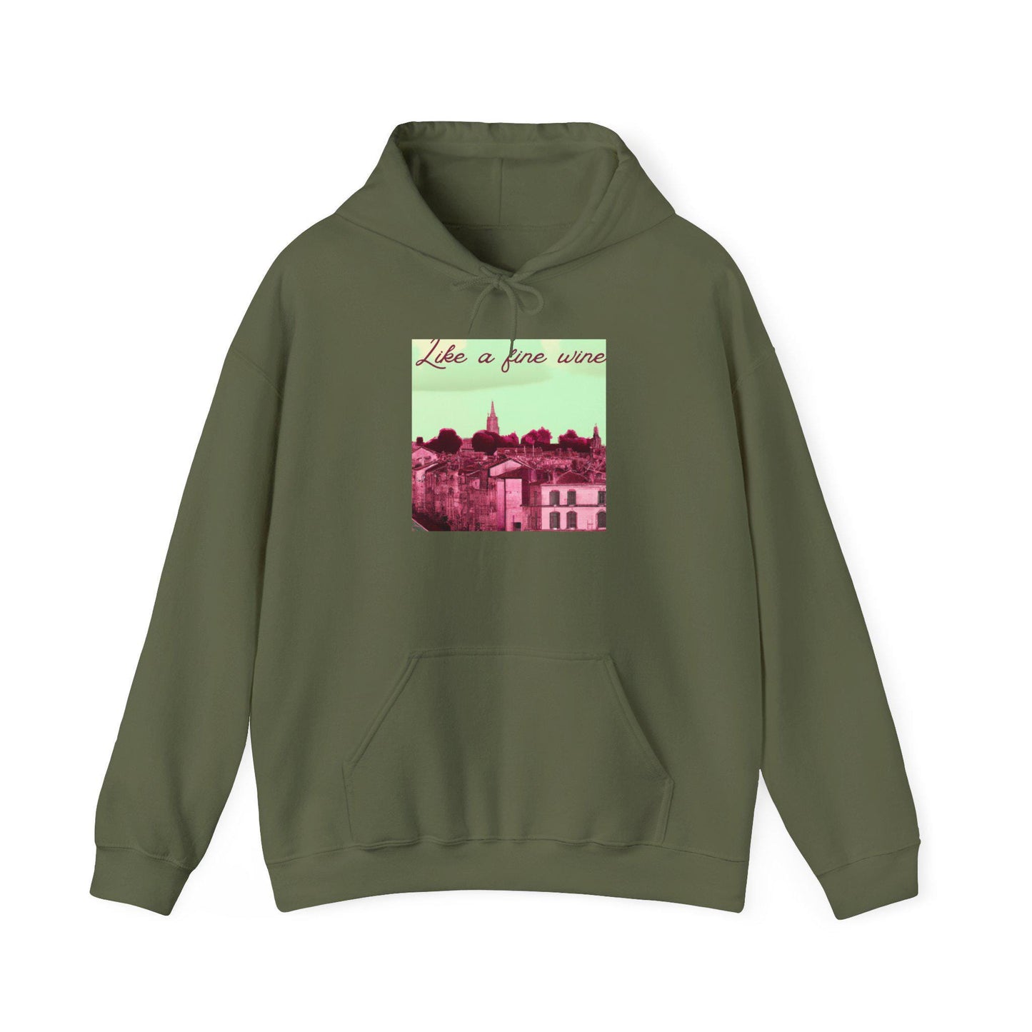 Sneakerhead Hoodie, Streetwear Hooded Sweatshirt, Like a Fine Wine, Cozy Unisex Pullover, Burgundy and Green, Skateboardshop Nike SB Dunk,