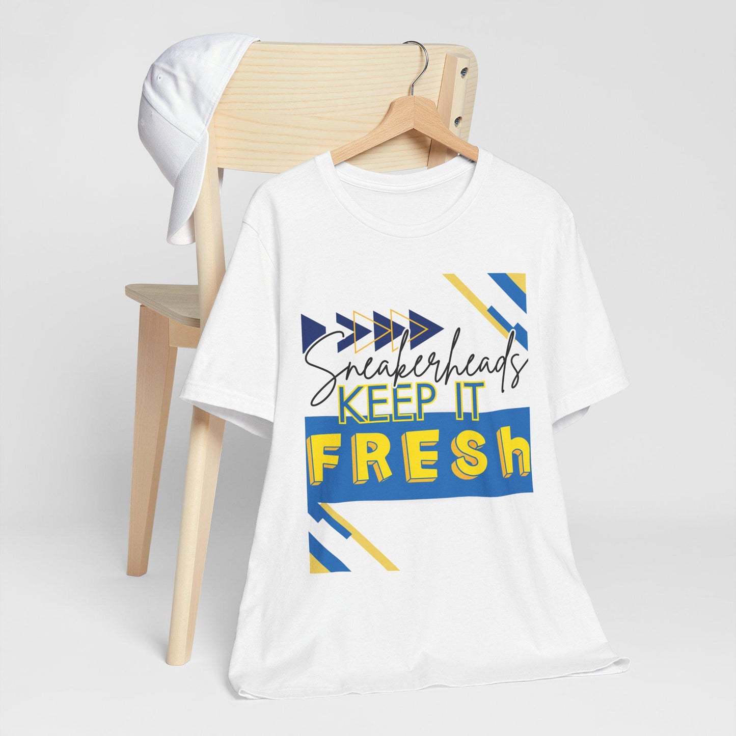 Sneakerheads Keep It Fresh T-Shirt - Unisex Tee for Sneaker Culture Enthusiasts, Travis Scott Canary Jordan 1 Low Inspired Shirt, Streetwear