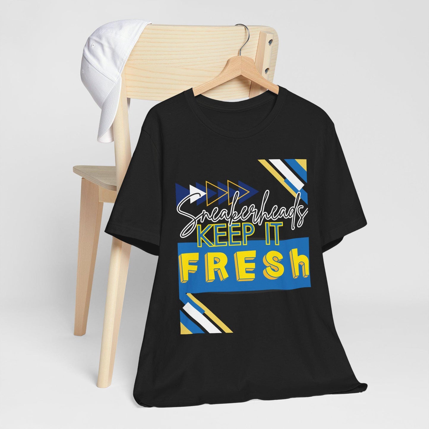 Sneakerheads Keep It Fresh T-Shirt - Unisex Tee for Sneaker Culture Enthusiasts, Travis Scott Canary Jordan 1 Low Inspired Shirt, Streetwear