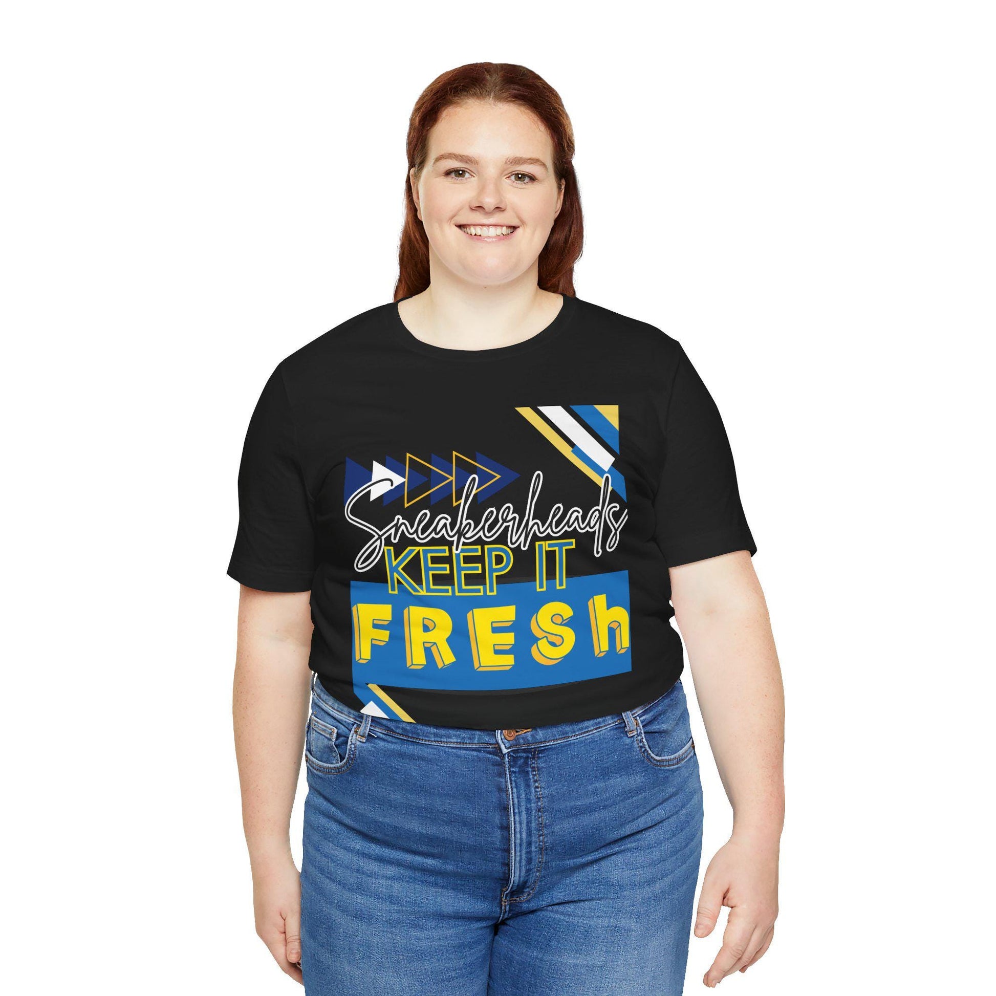 Sneakerheads Keep It Fresh T-Shirt - Unisex Tee for Sneaker Culture Enthusiasts, Travis Scott Canary Jordan 1 Low Inspired Shirt, Streetwear